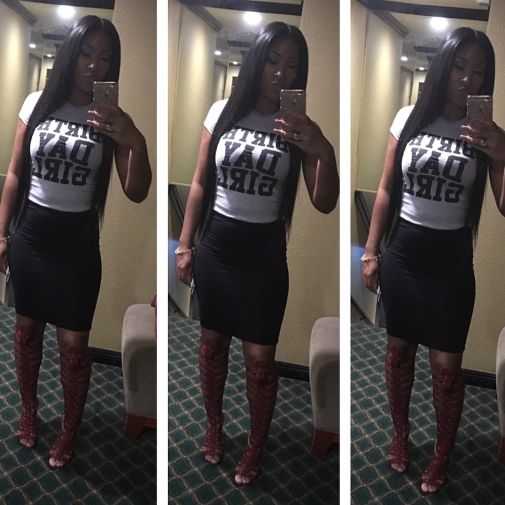 Birthday Girl Crew Neck T-Shirt
